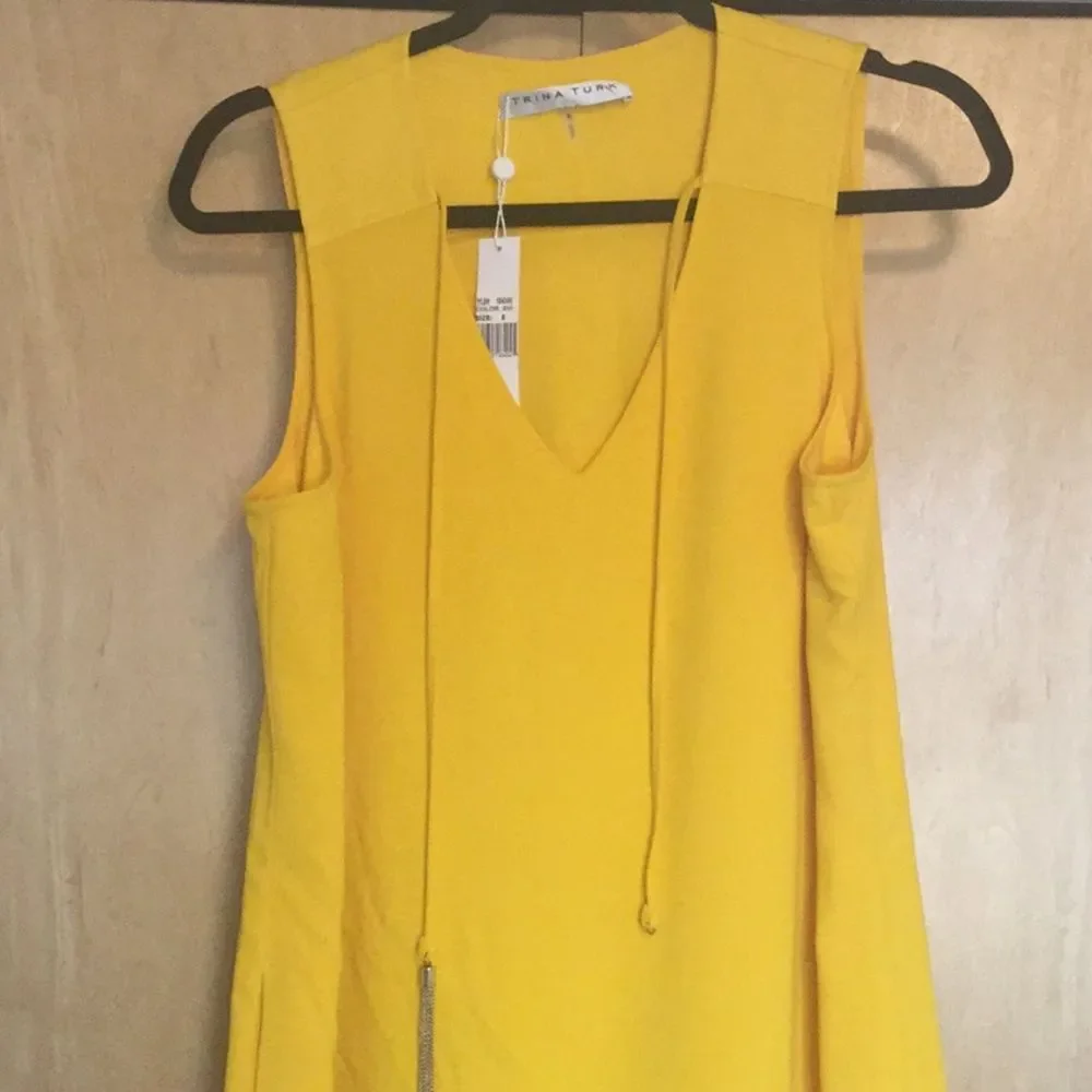 NWT Trina Turk Arleen Tassel Shift Dress